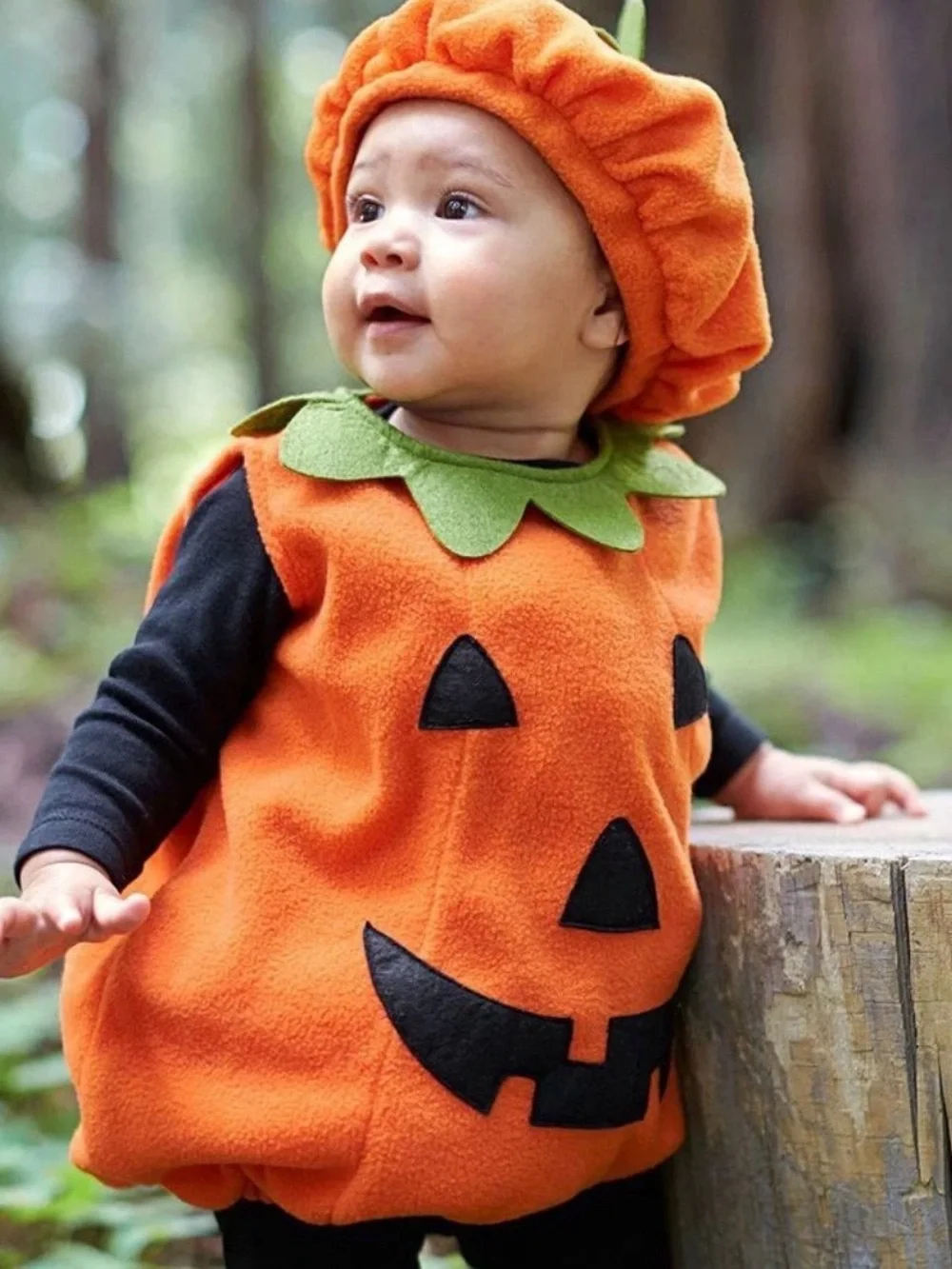 Pottery Barn Kids Halloween Pumpkin Baby 2 Piece Costume 12-24 Months NEW 2003 - Picture 3 of 3